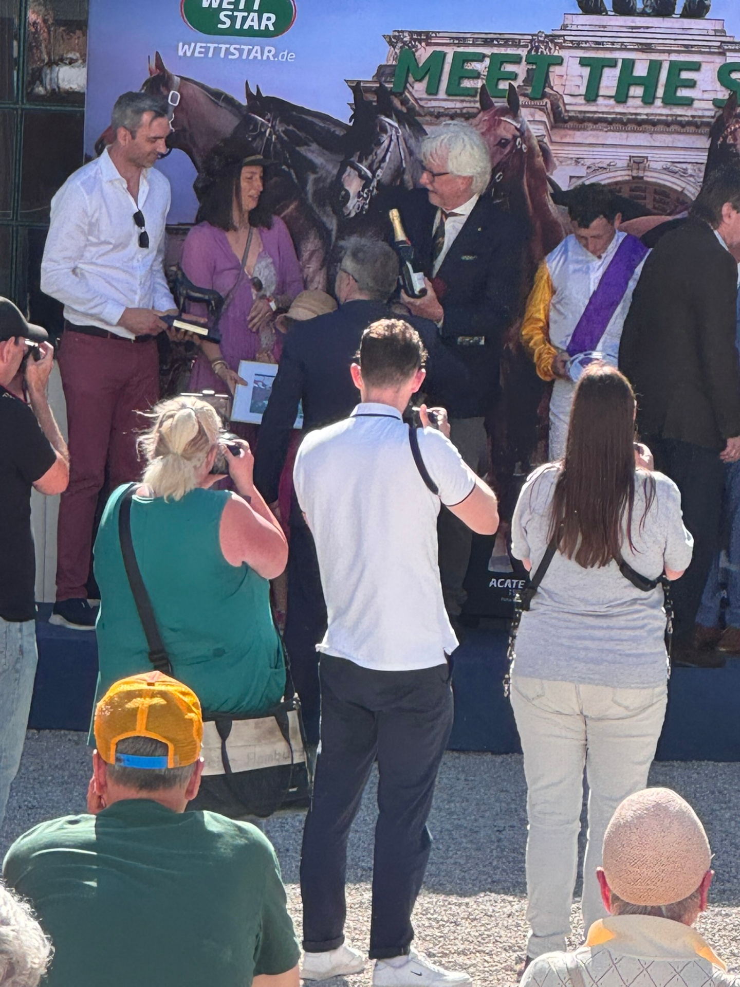 Siegerehrung beim Event