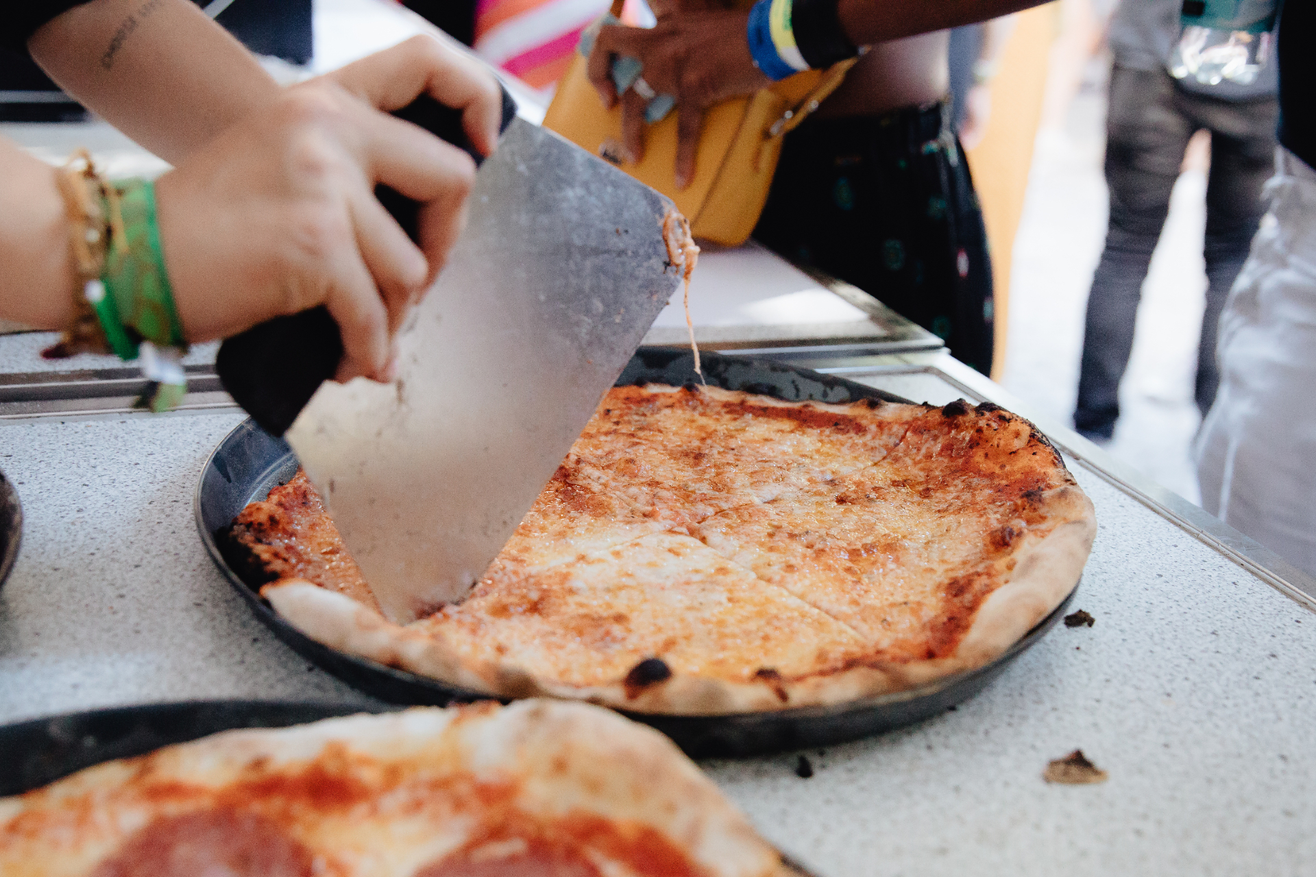 Frische Pizza direkt am Event